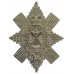Black Watch (Royal Highlanders) Anodised (Staybrite) Cap Badge - Queen's Crown