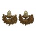 Pair of Cheshire Regiment Bi-Metal Collar Badges