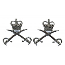 Pair of Army Physical Training Corps (A.P.T.C.) Anodised (Staybrite) Collar Badges