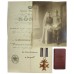 German WW1 Bavarian Military Merit Cross, 3rd Class with Certificate
