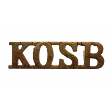 King's Own Scottish Borderers (K.O.S.B.) Shoulder Title