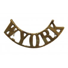 West Yorkshire Regiment (W.YORK) Shoulder Title