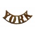 Yorkshire Regiment (YORK) Shoulder Title