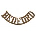 Bedfordshire Regiment (BEDFORD) Shoulder Title