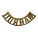 Durham Light Infantry (DURHAM) Shoulder Title