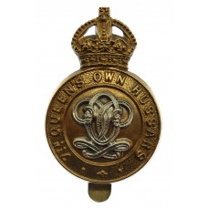 7th Queen's Own Hussars Cap Badge - King's Crown