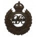 George VI Royal Engineers Officer's Service Dress Cap Badge