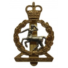 Royal Army Veterinary Corps (R.A.V.C.) Bi-Metal Cap Badge - Queen's Crown