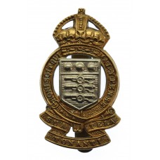 Royal Army Ordnance Corps (R.A.O.C.) Bi-Metal Cap Badge - King's Crown