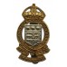 Royal Army Ordnance Corps (R.A.O.C.) Bi-Metal Cap Badge - King's Crown