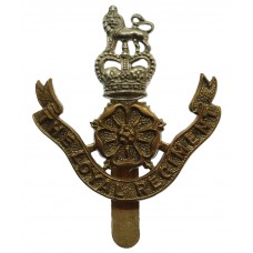 The Loyal Regiment (North Lancashire) Bi-Metal Cap Badge - Queen's Crown