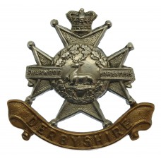 Victorian Derbyshire Regiment (Sherwood Foresters) Cap Badge