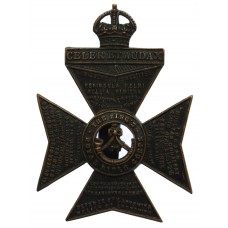 King's Royal Rifle Corps (K.R.R.C.) Cap Badge - King's Crown