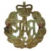 Royal Air Force (R.A.F.) Brass Cap Badge - Queen's Crown