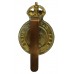 Army Catering Corps Brass Cap Badge - King's Crown