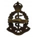 Royal Army Medical Corps (R.A.M.C.) Officer's Service Dress Cap Badge - King's Crown