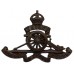 Royal Artillery Officer's Service Dress Cap Badge - King's Crown