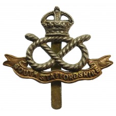 South Staffordshire Regiment Cap Badge - King's Crown