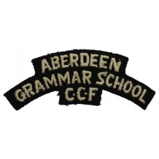 Aberdeen Grammar School C.C.F. Cloth Shoulder Title