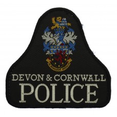 Devon & Cornwall Police Cloth Bell Patch Badge