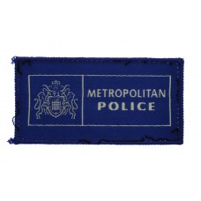 Metropolitan Police Cloth Patch Badge (Blue)