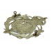 British Colonial Police Helmet Plate - King's Crown