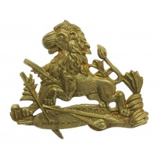 Rhodesia British South Africa Police Gilt Cap Badge/Helmet Badge