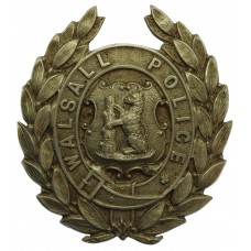 Walsall Borough Police Wreath Helmet Plate