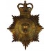 Merthyr Tydfil Borough Police Night Helmet Plate - Queen's Crown