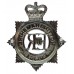 Nottinghamshire Police Enamelled Star Cap Badge - Queen's Crown
