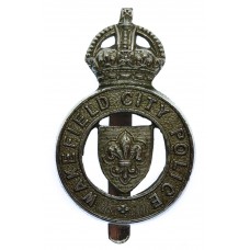 Wakefield City Police Cap Badge - King's Crown