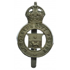 Lancaster City Police Cap Badge - King's Crown