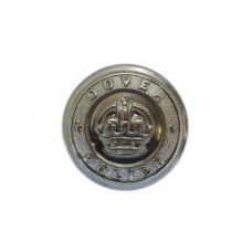 Dover Borough Police Chrome Button - King's Crown (18mm)