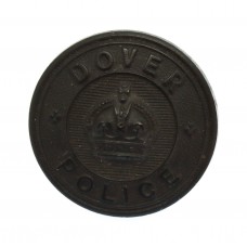 Dover Borough Police Black Button - King's Crown (25mm)