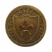 Wakefield City Police Brass Coat of Arms Button (24mm)