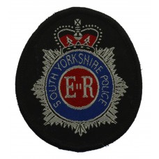 South Yorkshire Police Cloth Beret Badge - Queen's Crown