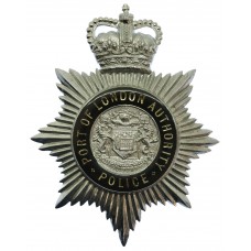 Port of London Authority Police Enamelled Helmet Plate - Queen's 