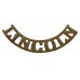 Lincolnshire Regiment (LINCOLN) Wide Variant Shoulder Title