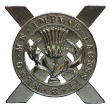 Lowland Brigade Anodised (Staybrite) Cap Badge