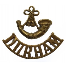 Durham Light Infantry (Bugle/DURHAM) Shoulder Title