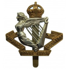 8th King's Royal Irish Hussars Cap Badge - King's Crown