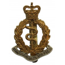 Royal Army Medical Corps (R.A.M.C.) Bi-Metal Cap Badge - Queen's 