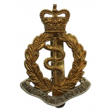 Royal Army Medical Corps (R.A.M.C.) Bi-Metal Cap Badge - Queen's Crown