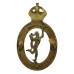 Royal Corps of Signals Officer's Dress Cap Badge - King's Crown