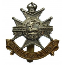 Notts & Derby Regiment (Sherwood Foresters) Cap Badge - King'