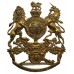 Royal Artillery Helmet Plate - King's Crown (c.1902-1914)