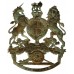 Royal Artillery Helmet Plate - King's Crown (c.1902-1914)