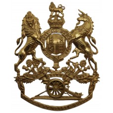 Royal Artillery Officer's Helmet Plate - King's Crown (c.1902-191