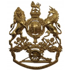 Royal Artillery Officer's Helmet Plate - King's Crown (c.1902-1914)