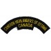 Canadian Cameron Highlanders of Ottawa (CAMERON HIGHLANDERS OF OTTAWA/CANADA) Cloth Shoulder Title